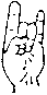 Gehörnte Hand